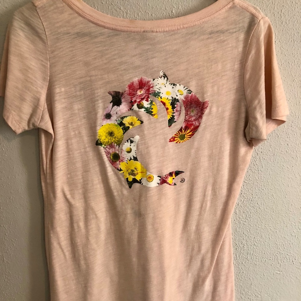 WRV Logo Coral Shirt Size S